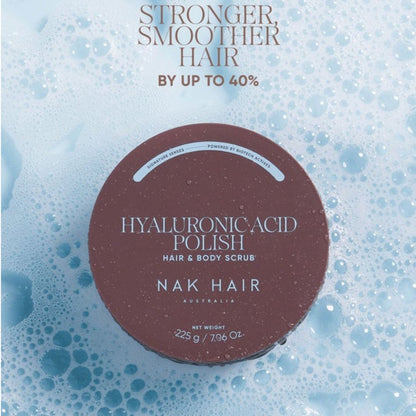 NAK Signature Senses Hyaluronic Acid Polish Hair & Body Scrub 225g