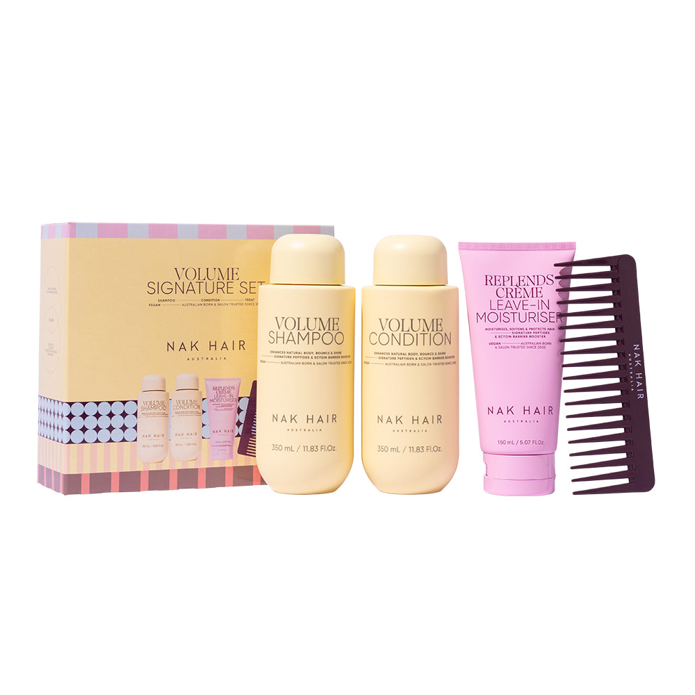 NAK Signature Volume Trio Pack + Bonus Comb