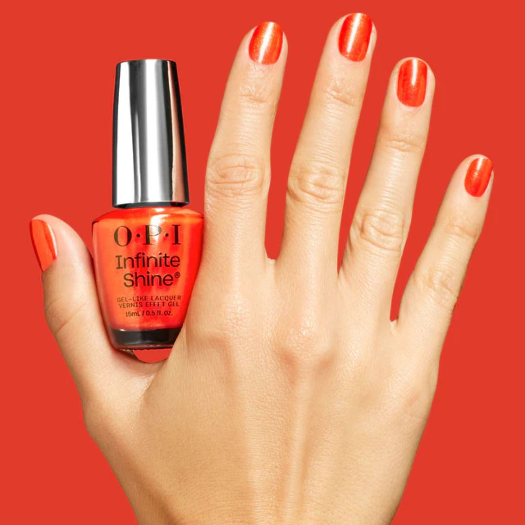 OPI Infinite Shine Shock Em Orange 15ml