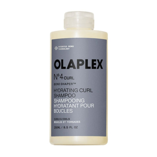 Olaplex No.4 Curl Hydrating Curl Shampoo bottle on a white background