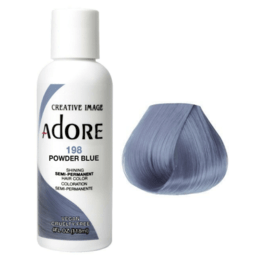 Adore Semi Permanent Hair Colour Powder Blue 198 118ml - Price Attack