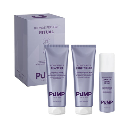 Pump Haircare Blonde Perfect Trio Pack