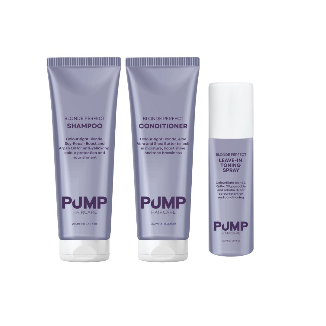 Pump Haircare Blonde Perfect Trio Pack