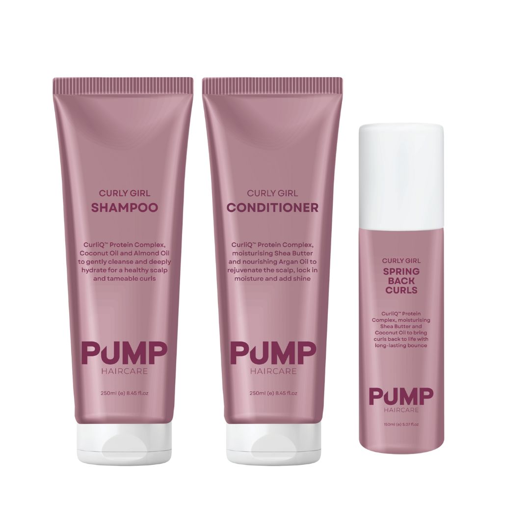 Pump Haircare Curly Girl Trio Pack