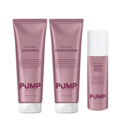 Pump Haircare Curly Girl Trio Pack