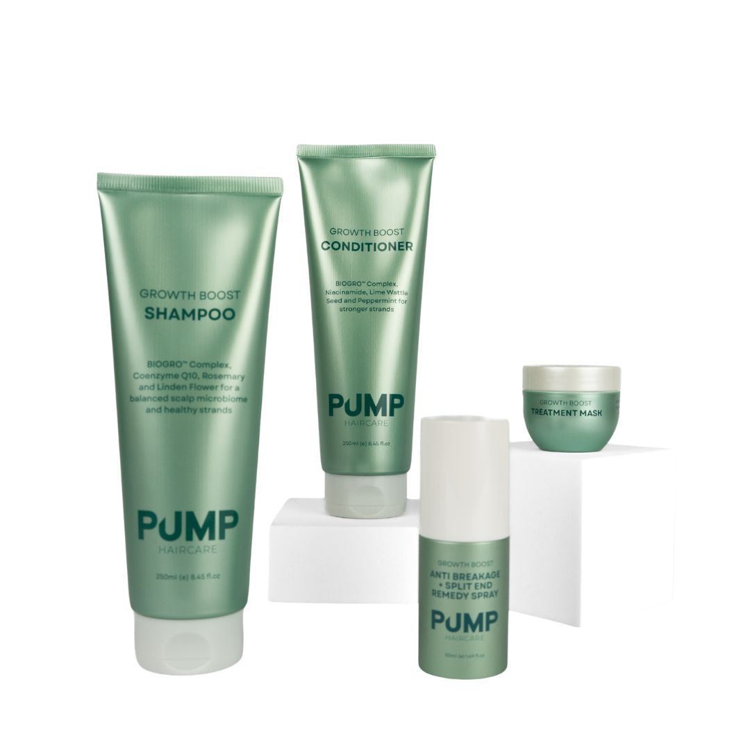 Pump Haircare Growth Boost Quad Pack
