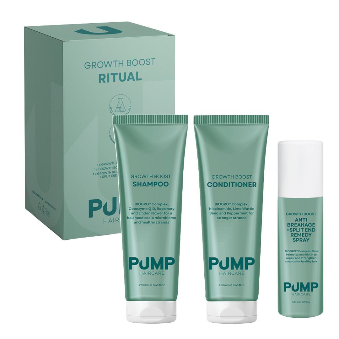 Pump Haircare Growth Boost Trio Pack