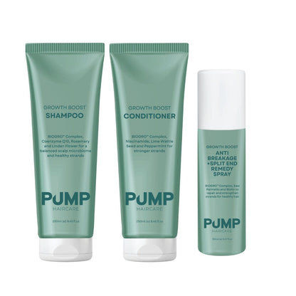 Pump Haircare Growth Boost Trio Pack