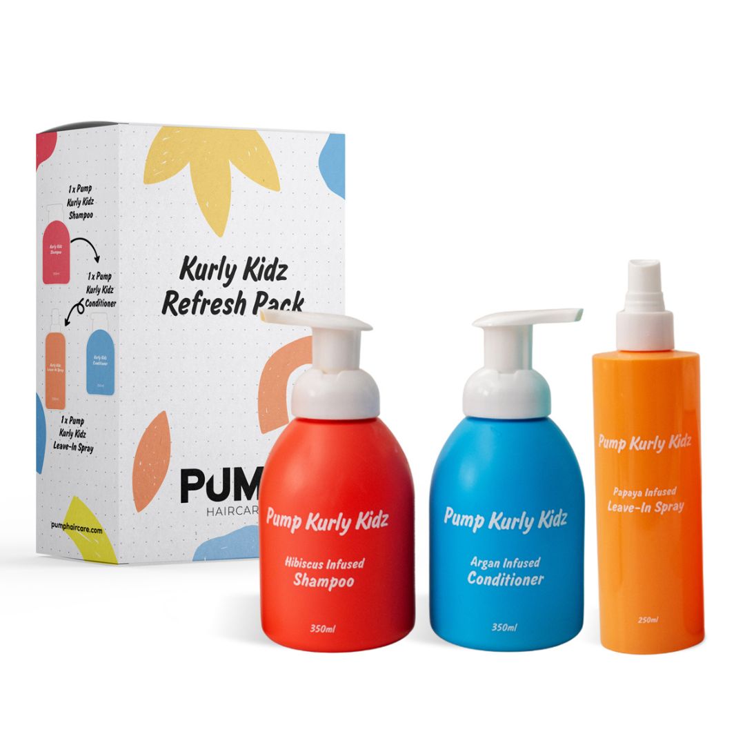 Pump Kurly Kidz Haircare Bath Trio Pack