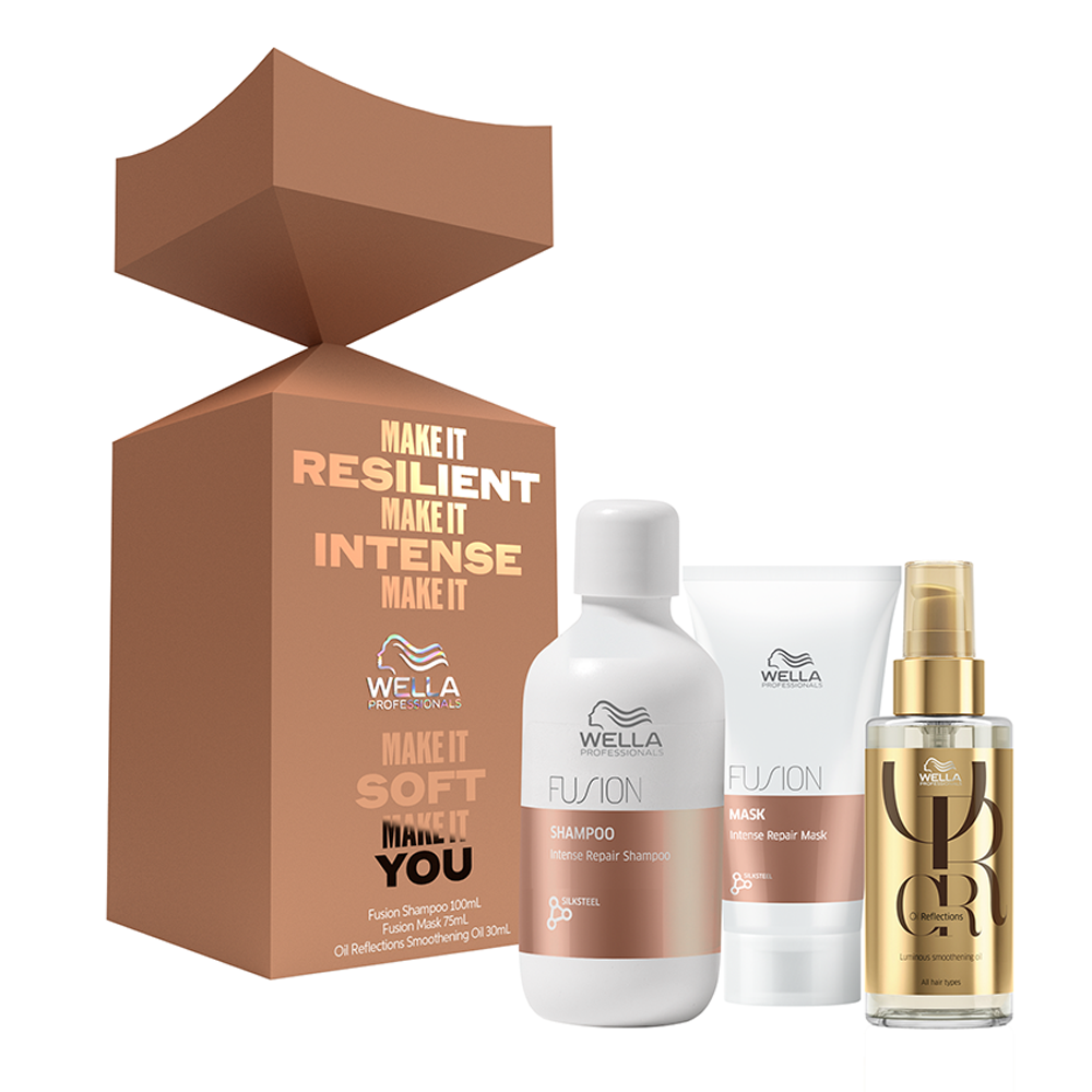 Wella Professionals Fusion Intense Repair Trio Pack Cracker