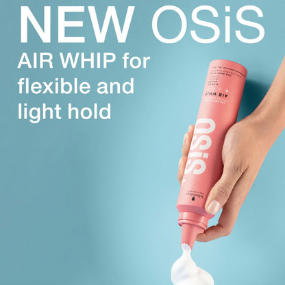 OSiS+ Air Whip product with text on a blue background