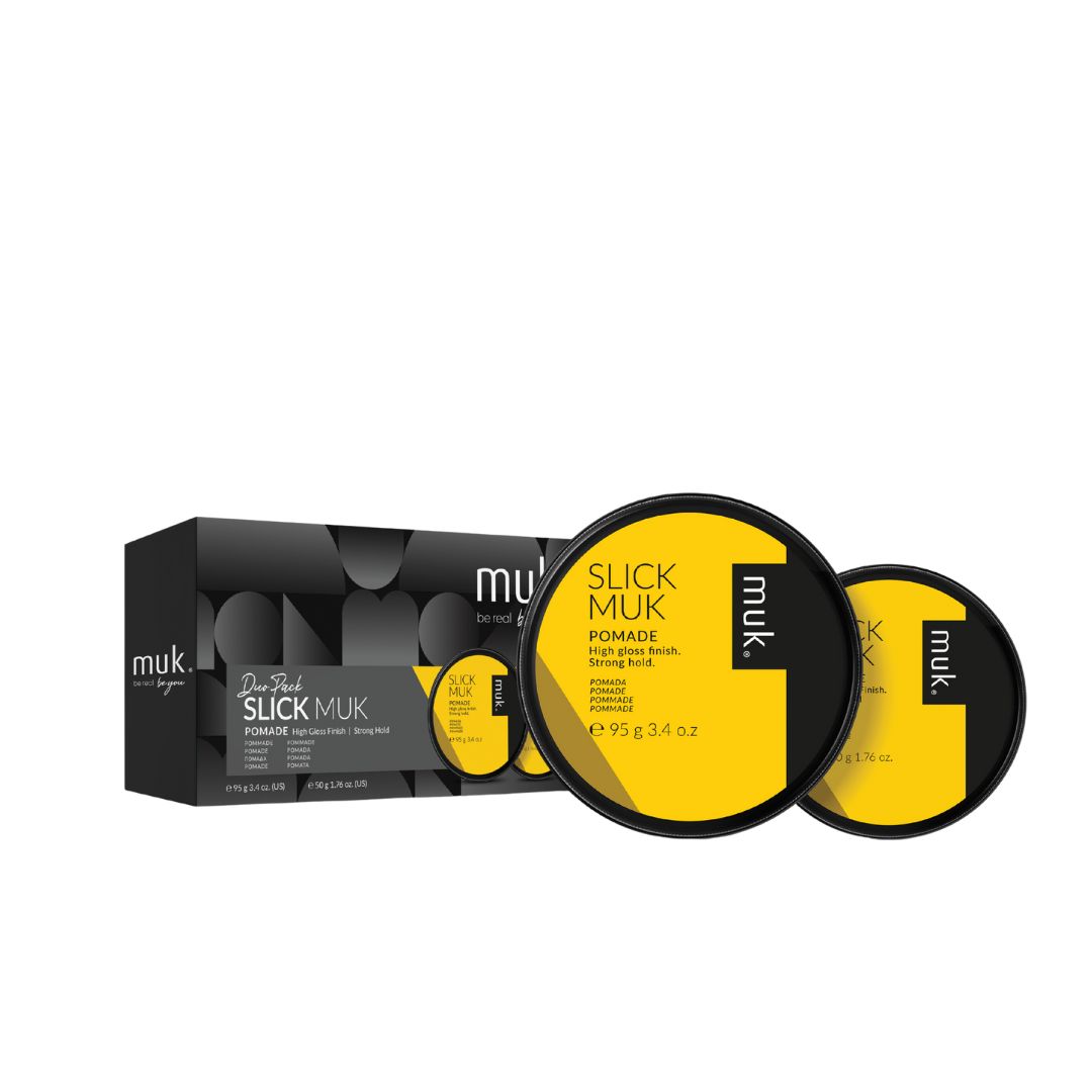 muk Slick Muk pomade packaging on a white background