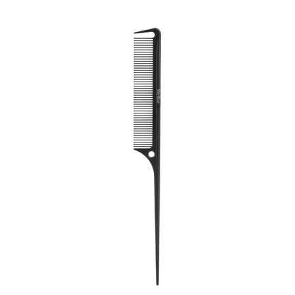Black comb on a white background