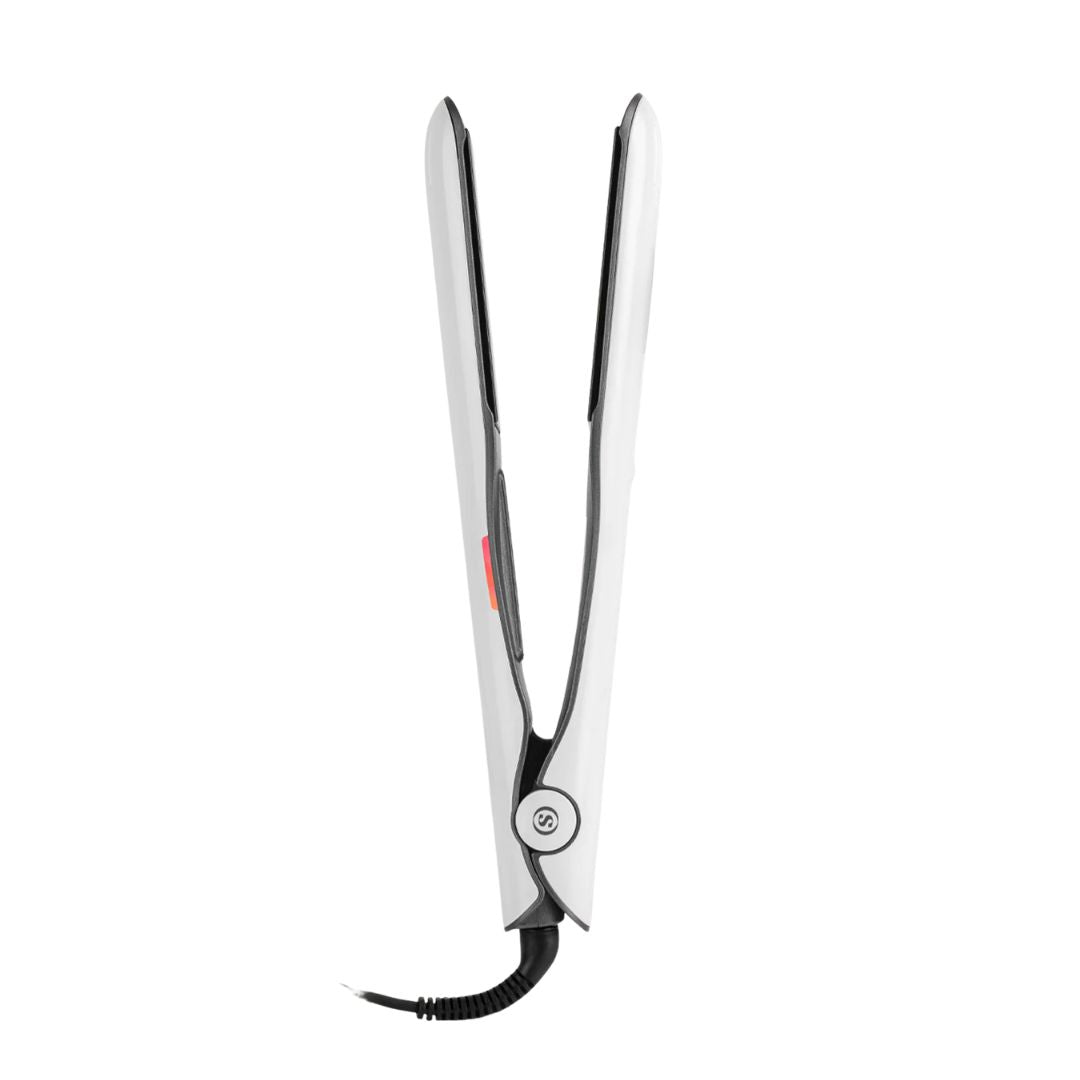 Hair straightener on a white background