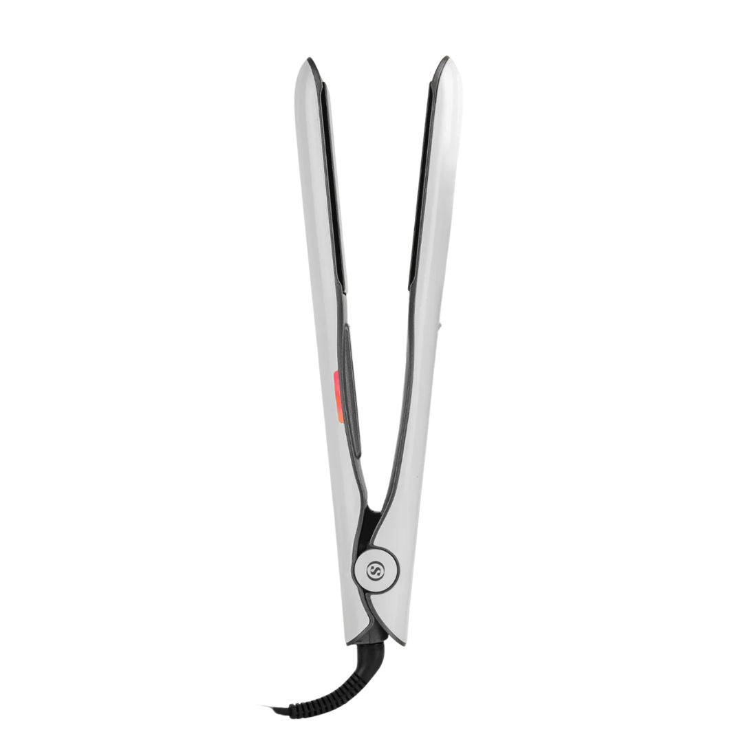 Hair straightener on a white background