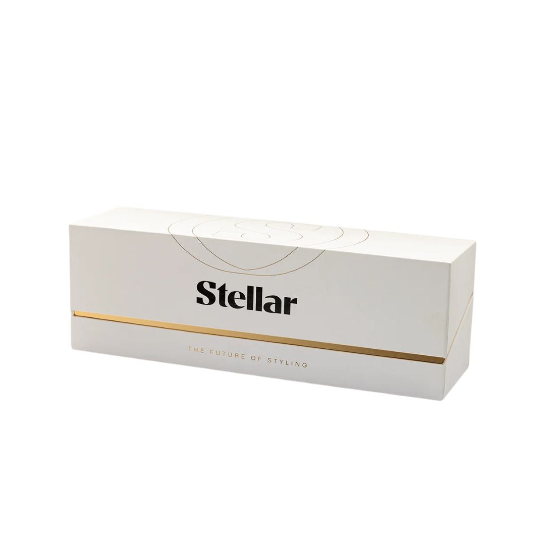 White box with 'Stellar' branding on a white background