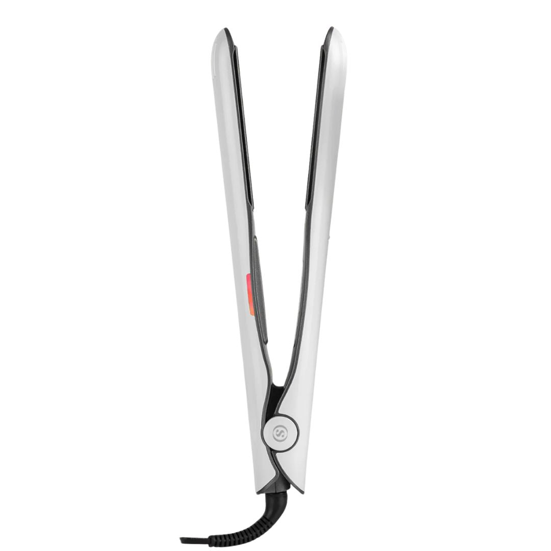 Hair straightener on a white background