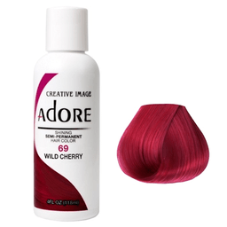 Adore Semi Permanent Hair Colour Wild Cherry 69 118ml - Price Attack