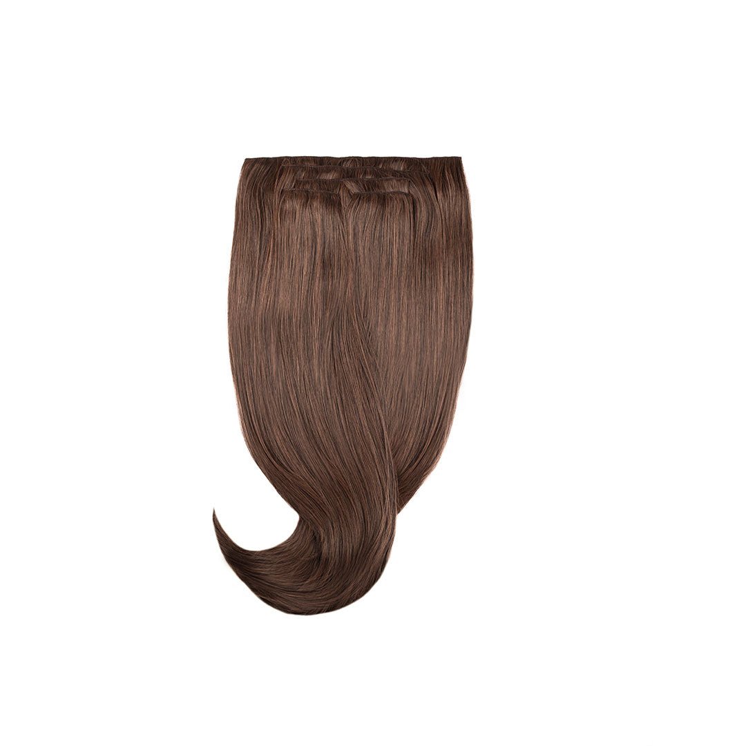 Amazing Hair Synthetic Clip-in 2/10 Brown/Caramel 5pc Set 24"