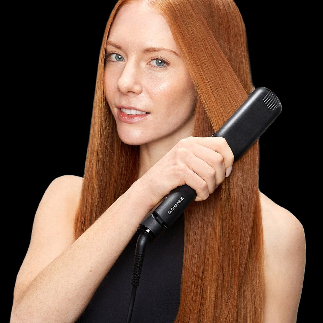 Wide Plate Straightener Straightener That Curls Too CLOUD NINE The