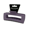 Where on Earth Rectangular Claw Clip Pastel Purple 13cm
