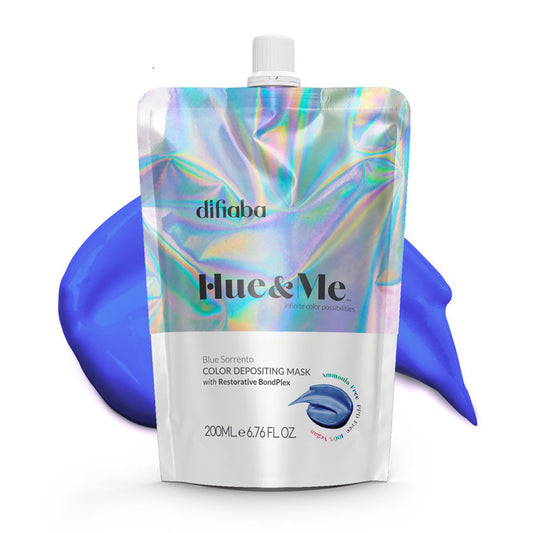 Difiaba Hue&Me Blue Sorrento Color Depositing Mask 200ml
