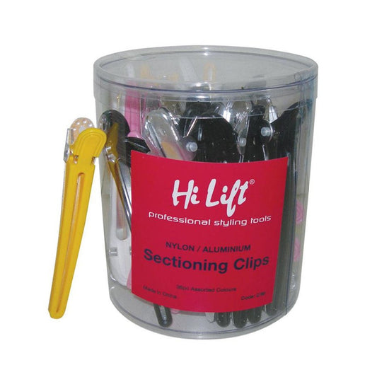 Hi Lift Nylon Aluminium Sectioning Clips Assorted 36pc - Price Attack
