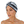 Louvelle Amelie Shower Cap In Monochrome Stripe