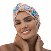Louvelle Dahlia Shower Cap In Yacht Vibes