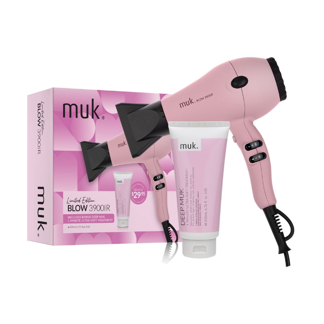 muk Blow 3900-IR Hair Dryer Pink