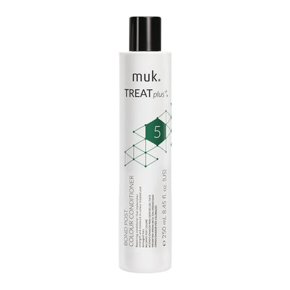 muk Treat plus conditioner bottle on a white background