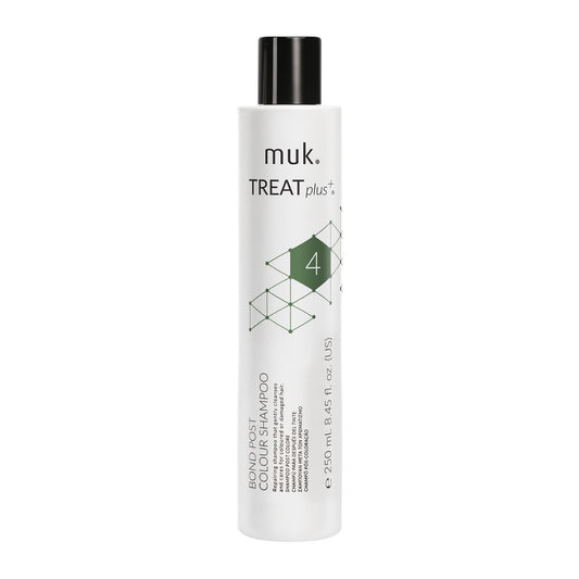 Muk Treat Plus shampoo bottle on a white background