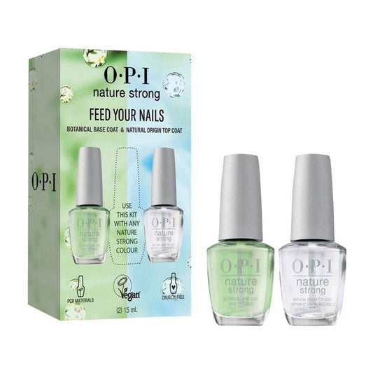 OPI Nature Strong Base & Top Coat 15ml Duo Pack - Price Attack