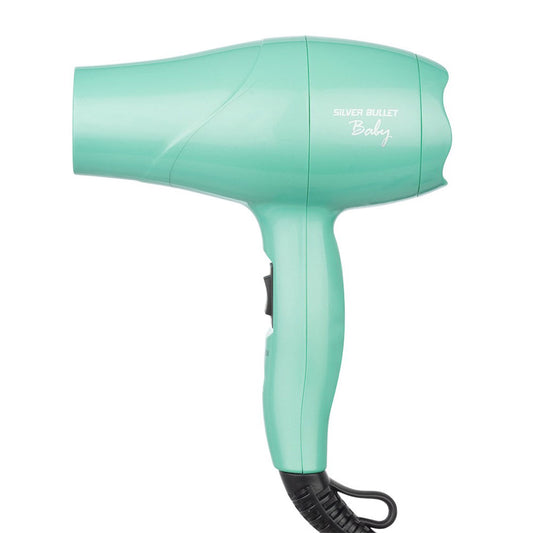 Silver Bullet Baby Travel Dual Voltage Hair Dryer Aqua