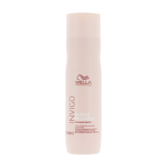 Wella Invigo Blonde Recharge Cool Blonde Refreshing Shampoo 250ml - Price Attack