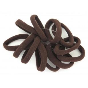 Where on Earth Mini Soft Hair Ties Brown