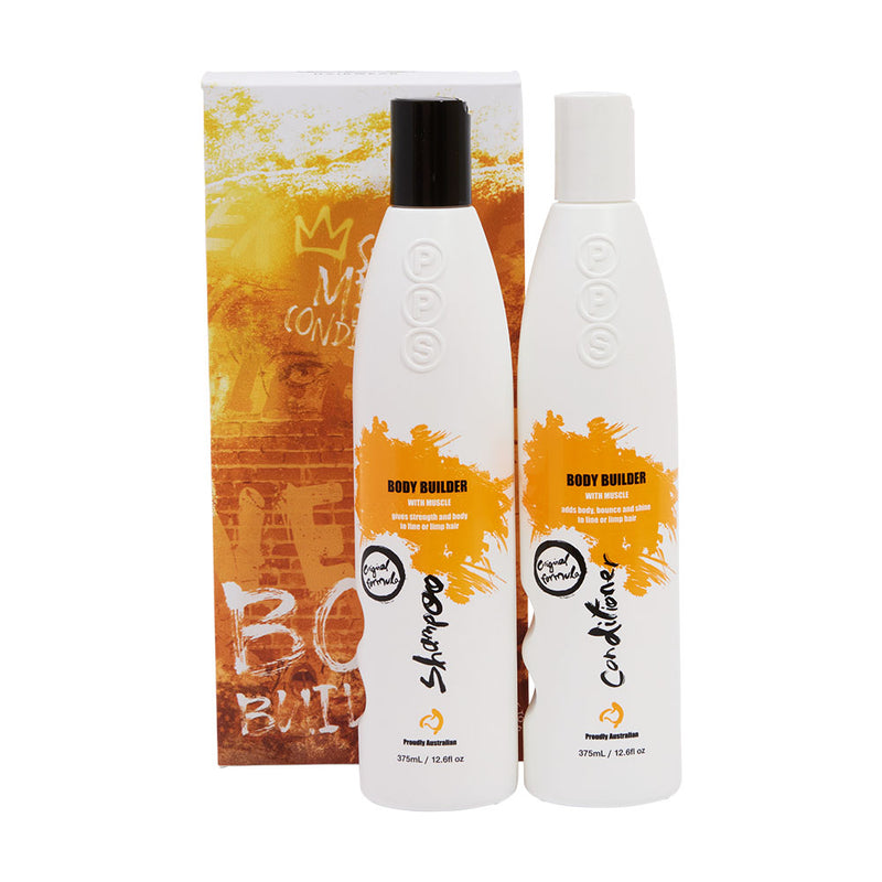 PPS Body Builder Shampoo & Conditioner 375ml Duo Pack