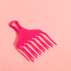 Pump Haircare Pink Detangle Comb pink background